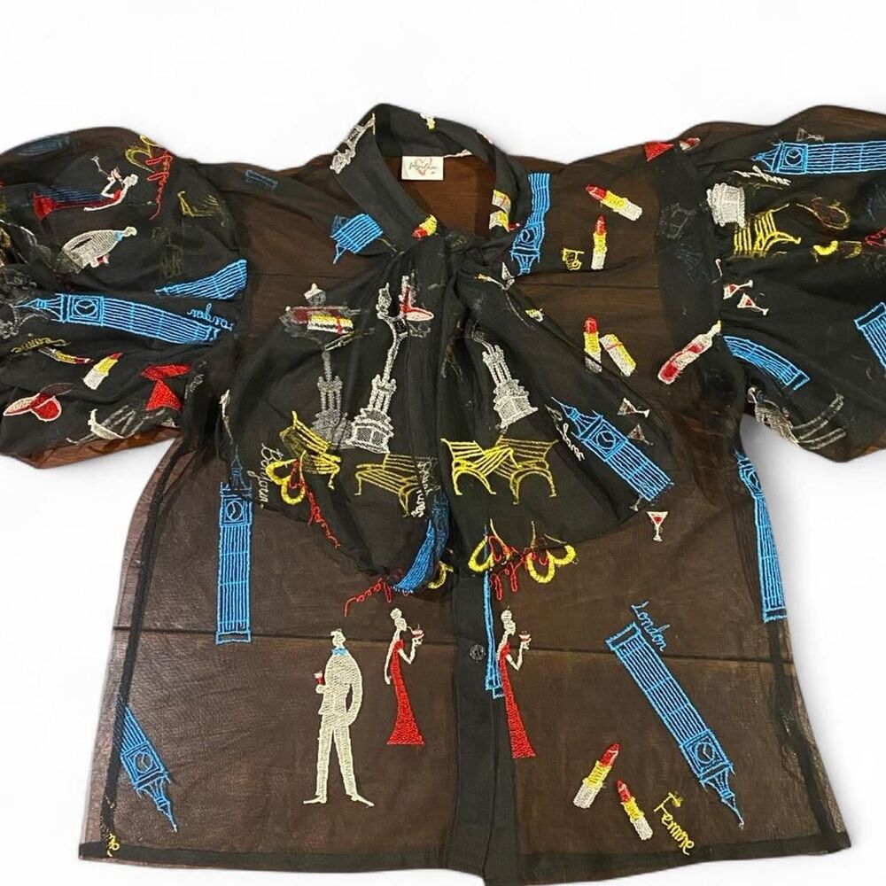 Bonjour Women's multi Blouse - Picture 7 of 8